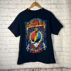 Liquid Blue Grateful Dead Steal Your Face T-Shirt Size L Large 90s Band Tee